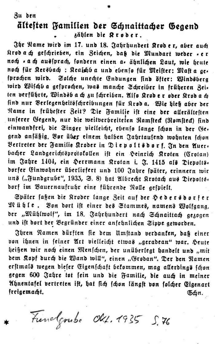 die Kroder